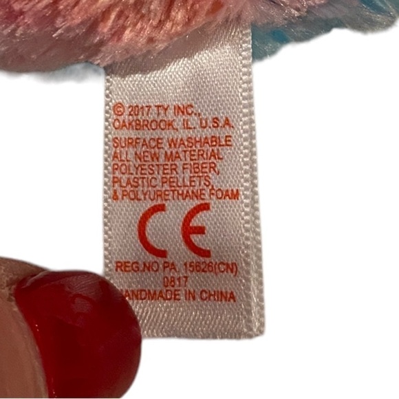 Easter 2017 Ty Silk Beanie Boo Lollipop Multi Color Stuffed Animal. - Picture 13 of 16